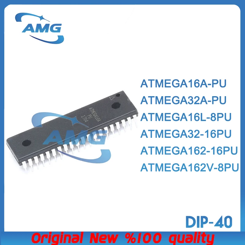 1PCS ATMEGA162V-8PU ATMEGA162-16PU ATMEGA32-16PU ATMEGA32L-8PU ATMEGA16L-8PU ATMEGA32A-PU ATMEGA16A-PU DIP-40 Microcontroller