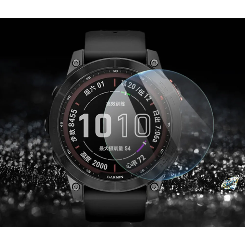 BEHUA 2Pcs HD กระจกนิรภัยสำหรับ Garmin Fenix 7 7S 7X Smartwatch Screen Protector ฟิล์มสำหรับ Garmin Fenix7นาฬิกาอุปกรณ์เสริม