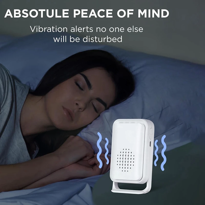 

【A45D】Bed Sensor Alarm for Elderly Dementia Patients - Wireless Fall Detection & Motion Sensor Alert System for Seniors