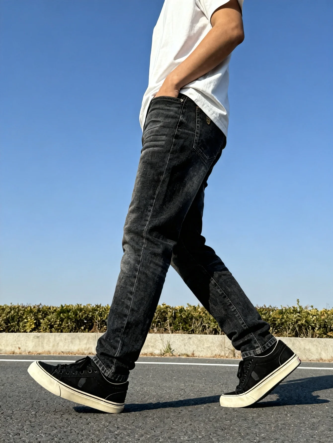 Men's Spring Autumn Versatile Slim Fit Skinny Jeans
