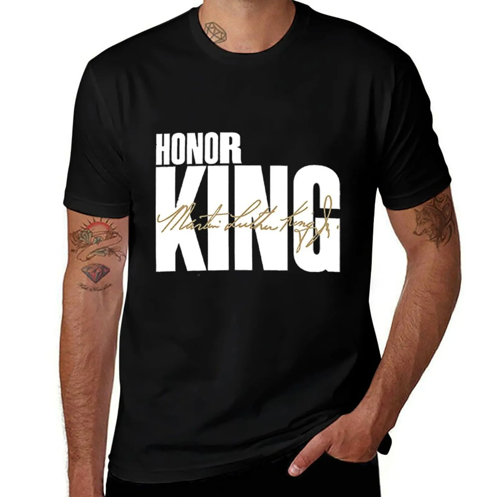 Honor king for basketball players T-Shirt Retro Graphic Print T-Shirt