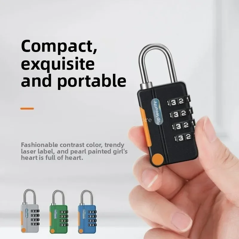 New Concept Color 4 Digit Combination Lock Anti-theft Safely Code Lock Travel Luggage Suitcase Lockers Zinc Alloy Padlock
