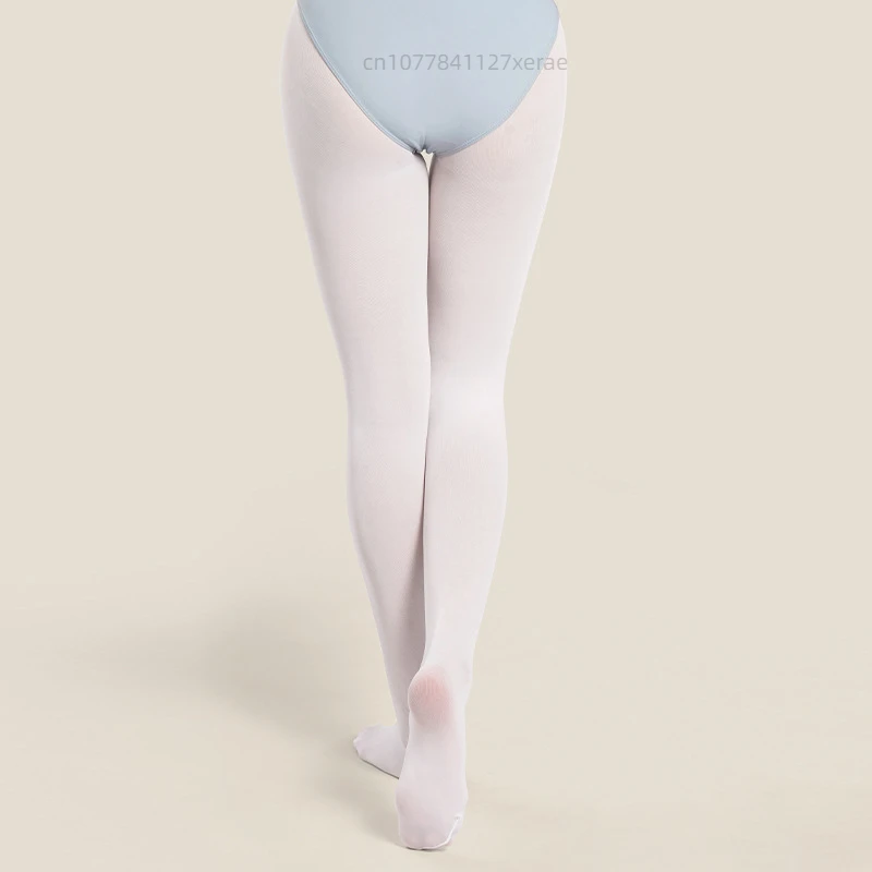 Носки для балета 40D, белые и розовые летние тонкие брюки для танцев для девочек, используемые для костюмов для балетных групп