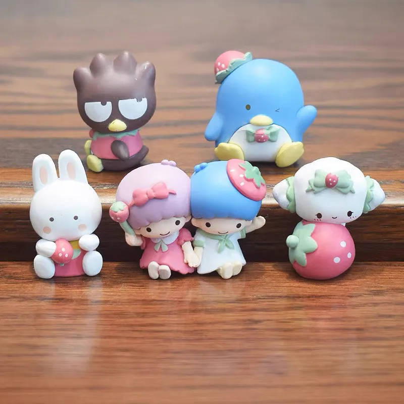 

New In Stock Secret Forest Tea Party Strawberry Friends' Styling Blind Box Toys Figurines Desktop Ornaments Holiday Surprise Gif