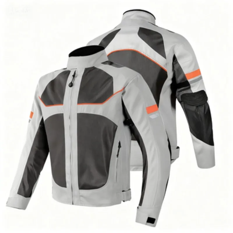 

4-Season Motorcycle Racing Jacket: Anti-Impact, Reflective, Mesh-Breathable Moto Apparel