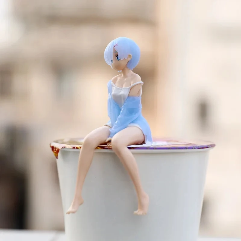 16 سنتيمتر التماثيل أنيمي في عالم مختلف من صفر ريم رام عمل أرقام البلاستيكية نموذج جمع الاطفال اللعب تمثال الديكور هدية