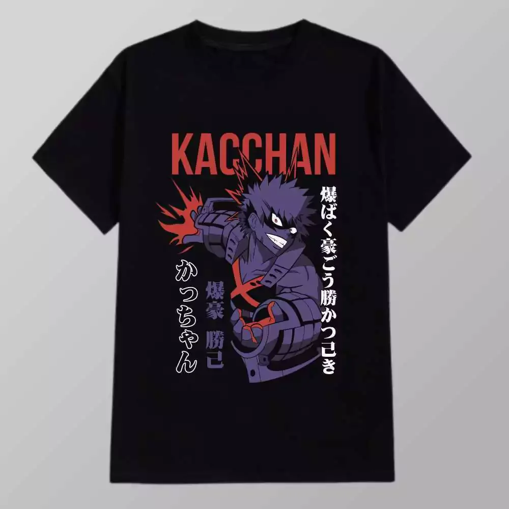 Хлопковая рубашка унисекс Camiseta Boku no Hero - Kacchan
