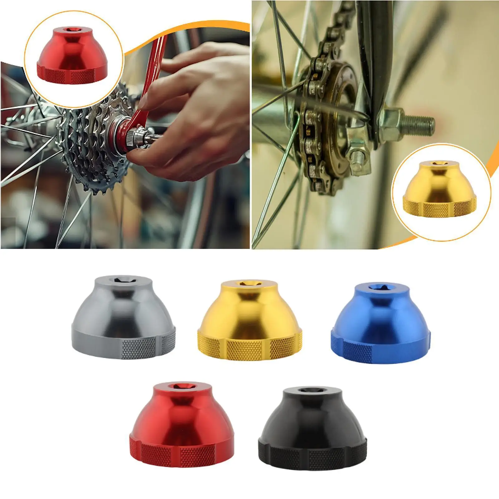 16 الشق أسفل قوس أداة إزالة الصواميل سبائك الألومنيوم كاسيت عجلة حرة مركز قفل أداة ل Bbt-69.2 BB5700 BB80 BB51 XT BB70 #3