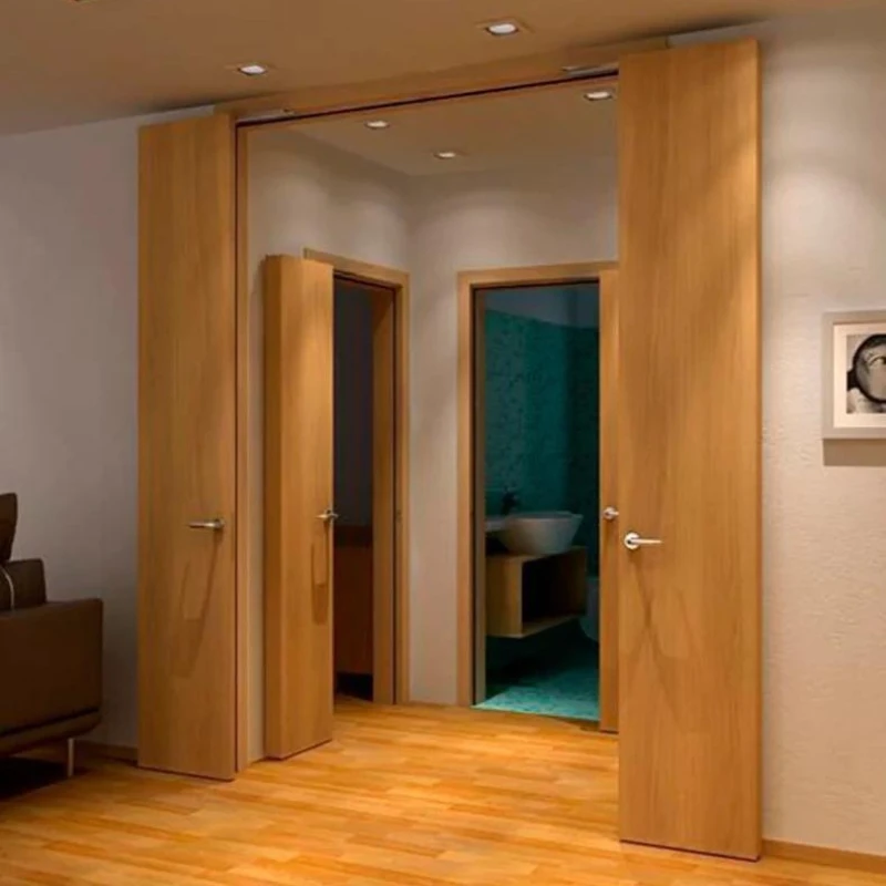 Folding door hinge hardware wooden door sliding door bedroom bathroom  folding