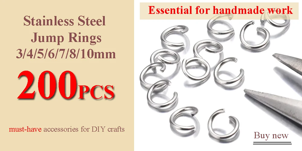 100 Stück PVD vergoldeter Edelstahl offene Biegeringe direkt 4/5/6 mm Spaltringe Verbinder für die Herstellung von DIY-Schmuckstücken – Detail 2