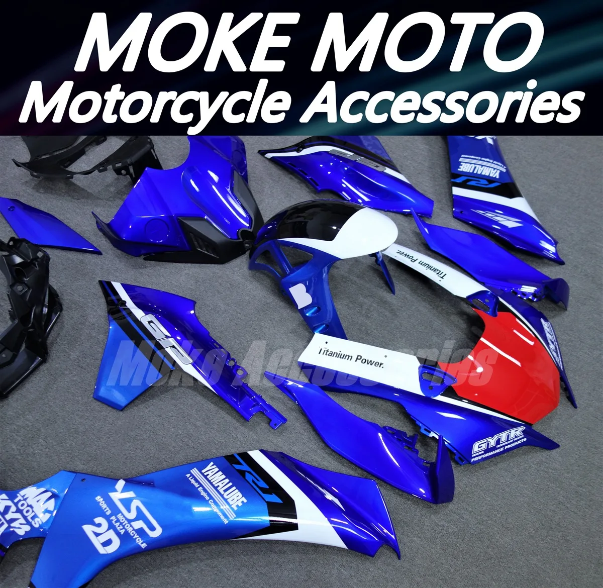 Motorcycle Fairings Kit Fit For Yzf R1M R1 2020 2021 2022 2023 Bodywork Set Abs Injection Blue Red