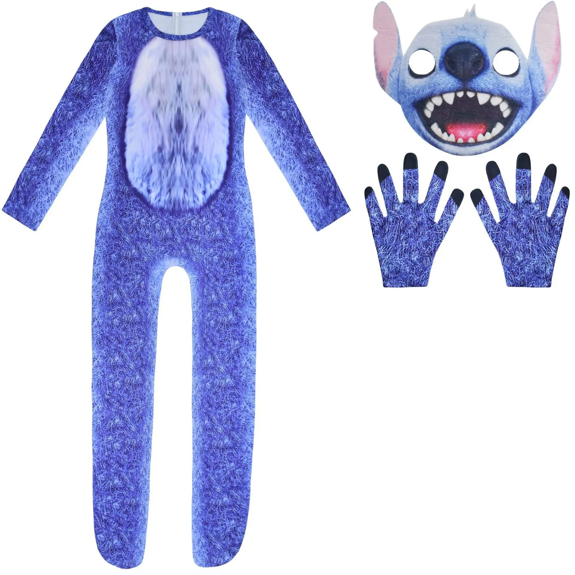 

Lilo & Stitch Cosplay Costume - Disney Stitch Character Jumpsuit Outfit
