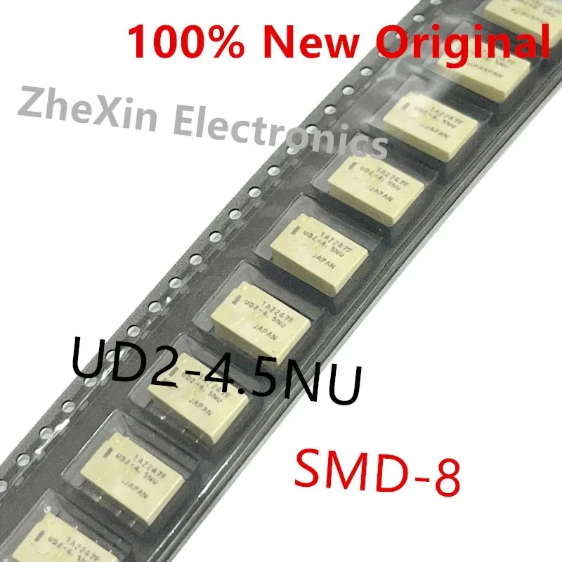 10PCS/Lot UD2-12NU 、UD2-5NU 、UD2-4.5NU 、UD2-3NU SMD-8 New Original Signal Relay DPDT UD2-4.5NU-L、UD2-3NU-L、UD2-5NU-L