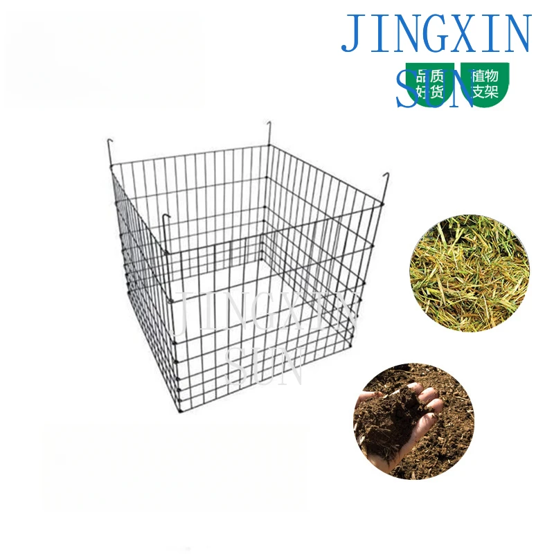 Compost bin yard leaf basket fertilizer accumulator garden fence food waste food fermentation compost basket