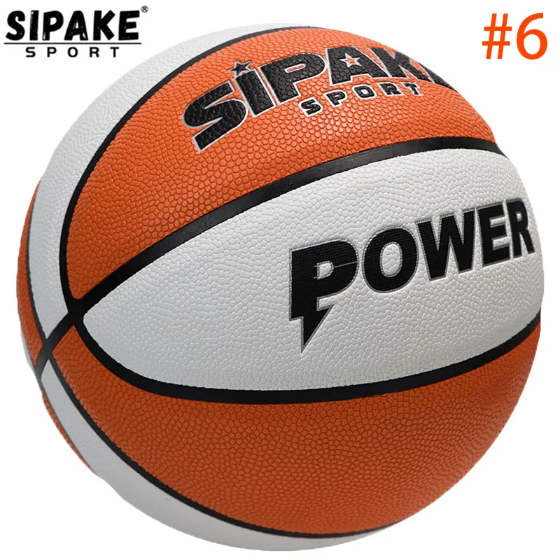 

SIPAKE Original basketball PU size 6 indoor and outdoor leather ball, training for adult women's basketball games