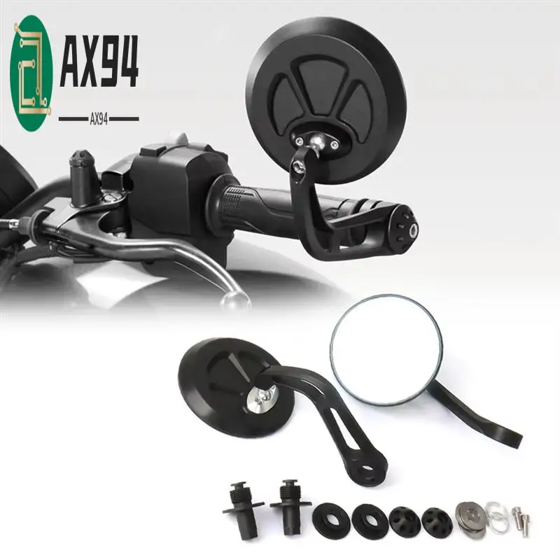 

AX94-Motorcycle Handlebar Bar End Side Rearview Mirrors Rotatable For Honda X-ADV 750 X-ADV750 XADV 750 2021-2024