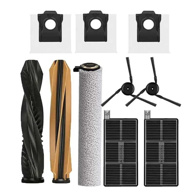 

Factory NEW Robot Vacuum Cleaner Accessories 10Pcs For Dreame X50 Pro Ultra Aqua 10 Ultra Roller Complete/RLH31CE