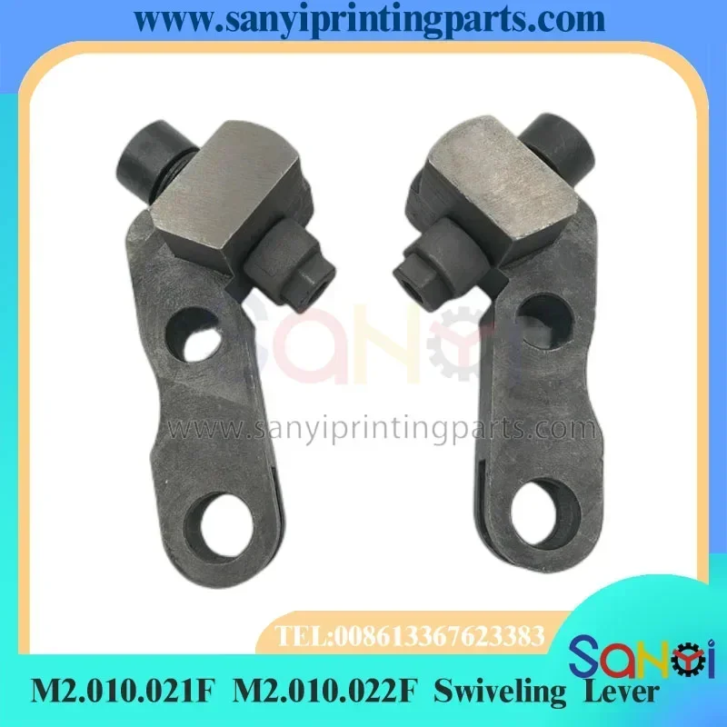 

1 Set Best Quality M2.010.021F M2.010.022F Swiveling Lever For Heidelberg SM74 PM74 Printing Machine Parts