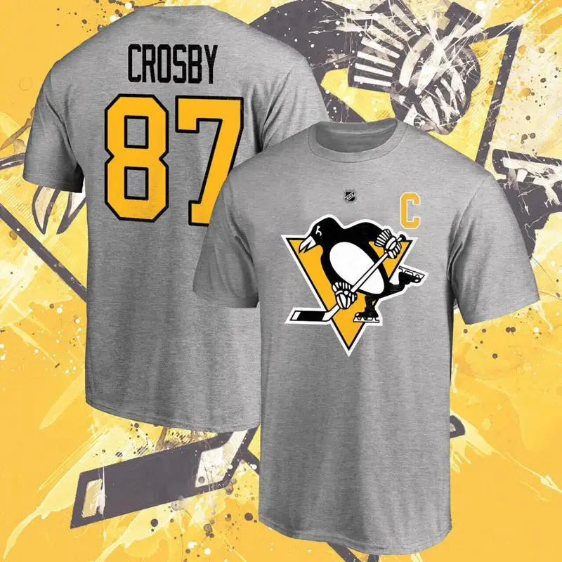 Sidney Crosby pingüinos capitán número de inicio camiseta S 3Xl