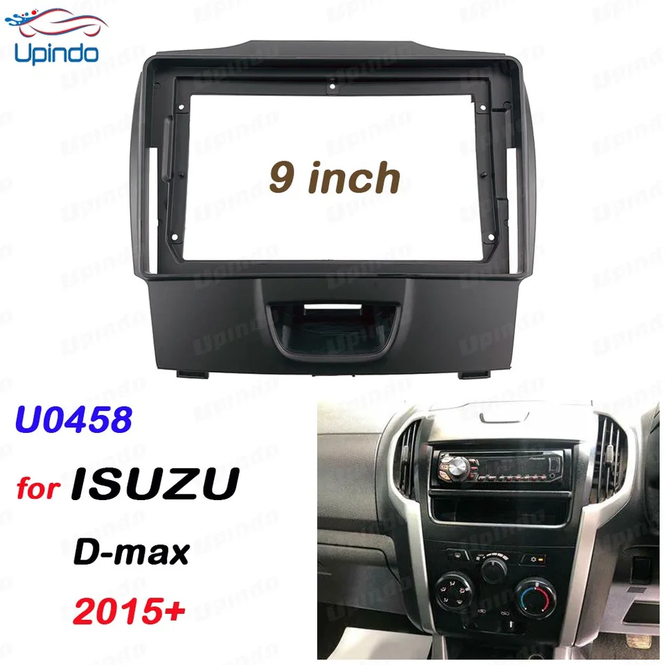 Car Accessoires 2 Din 9 Inch Radio Fascia GPS MP5 Panel Frame for