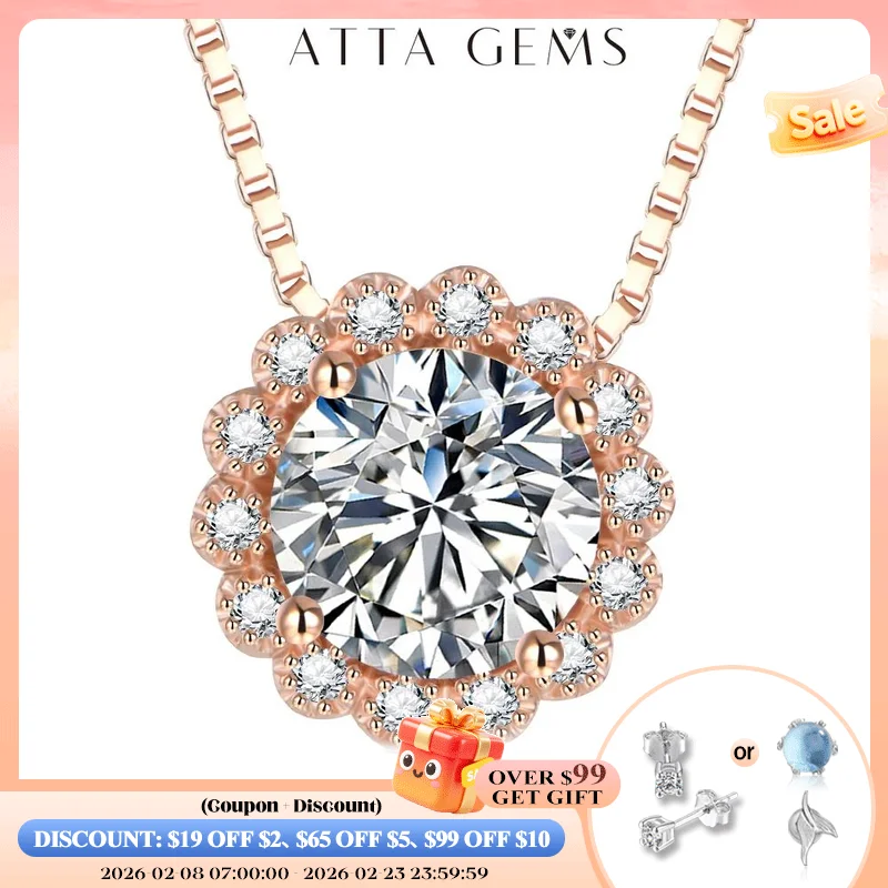 

Ожерелье с кулоном женское из розового золота 18 К, 8,0 мм, 2 карата