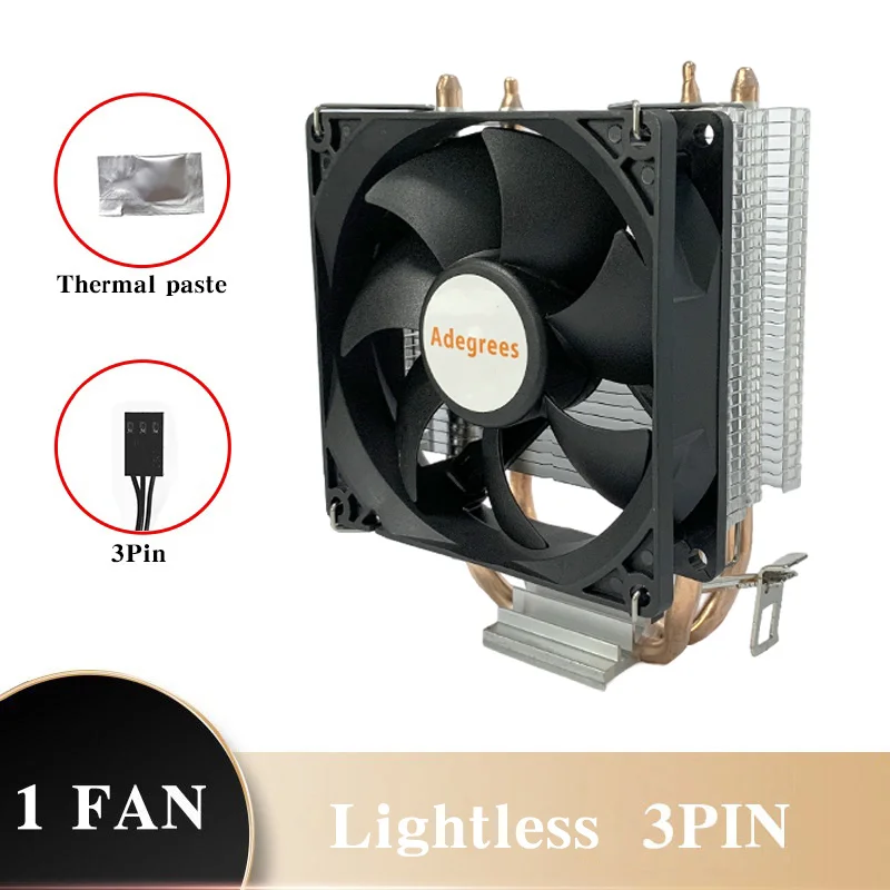 X99 CPU Air Cooler Quiet Processor 90MM Cooling Fan For Intel LGA
