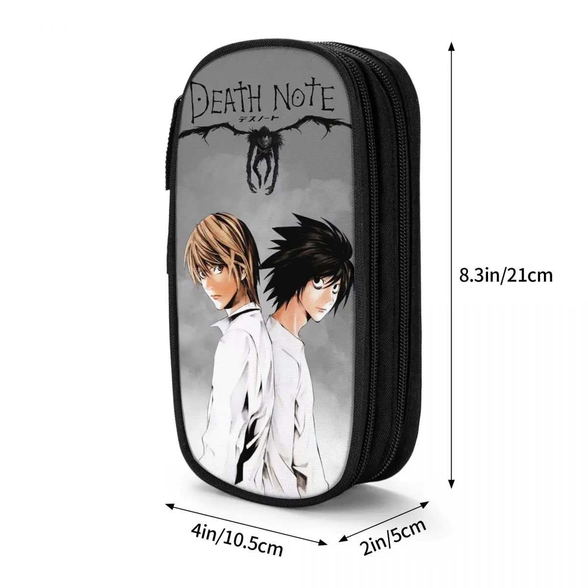 Death Note Lawlet Note Anime Pencil Case for Studen Gifts Pen Box Pencil Bag Stationery Supplies Pen Holder Bag