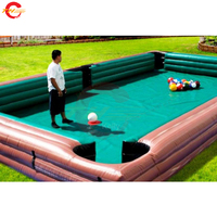 Free Shipping 8x5m/10x5m/12x6m Carnival Inflatable Snooker Field Soccer Billiard Board Outdoor Activities Game