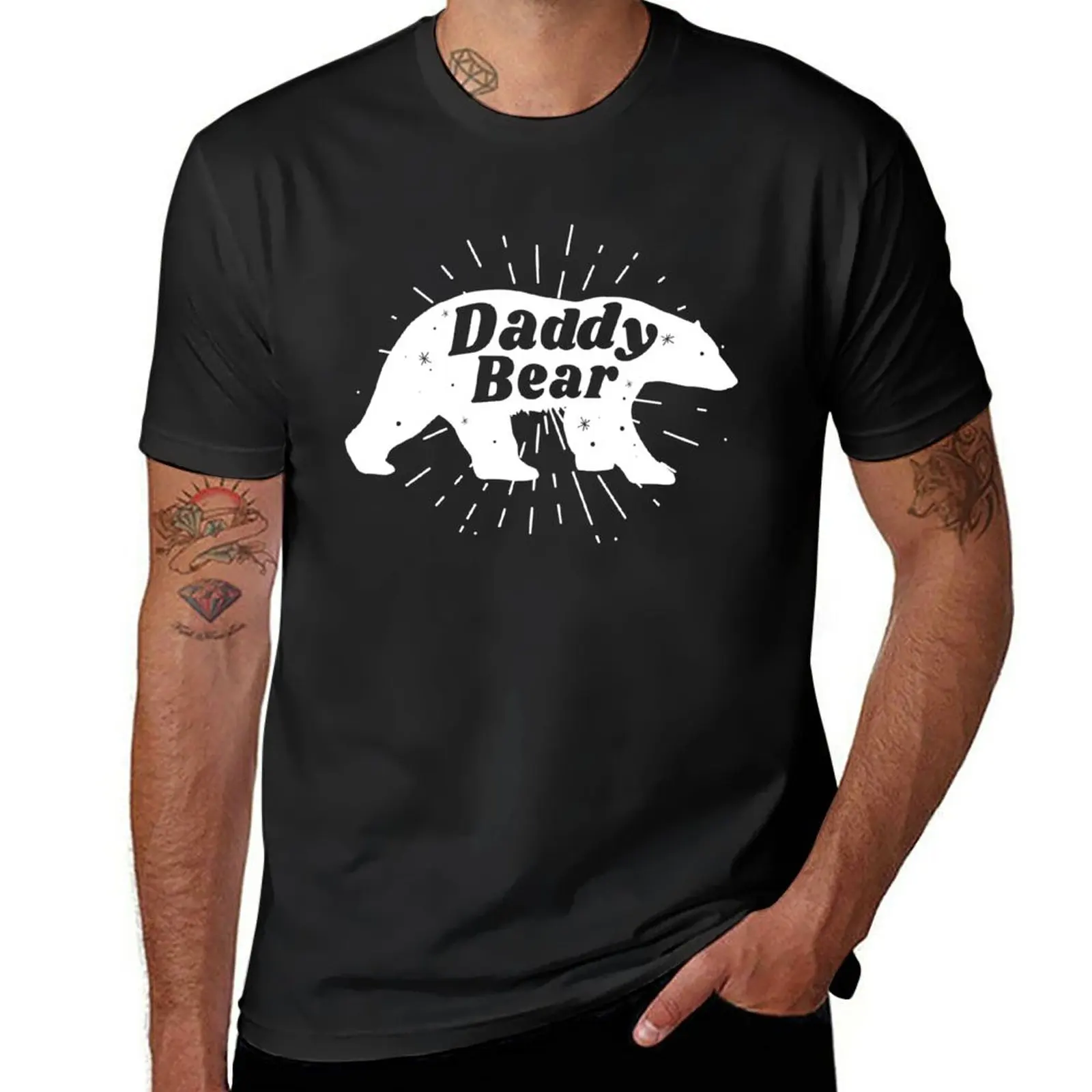 

New Daddy Bear T-Shirt shirts graphic tees Aesthetic clothing oversized t shirt mens graphic t-shirts funny