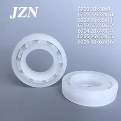 2/5/10Pcs PP plastic bearing 6200 6201 6202 6203 6204 6205 6206 Acid, alkali and corrosion resistant electrical insulation