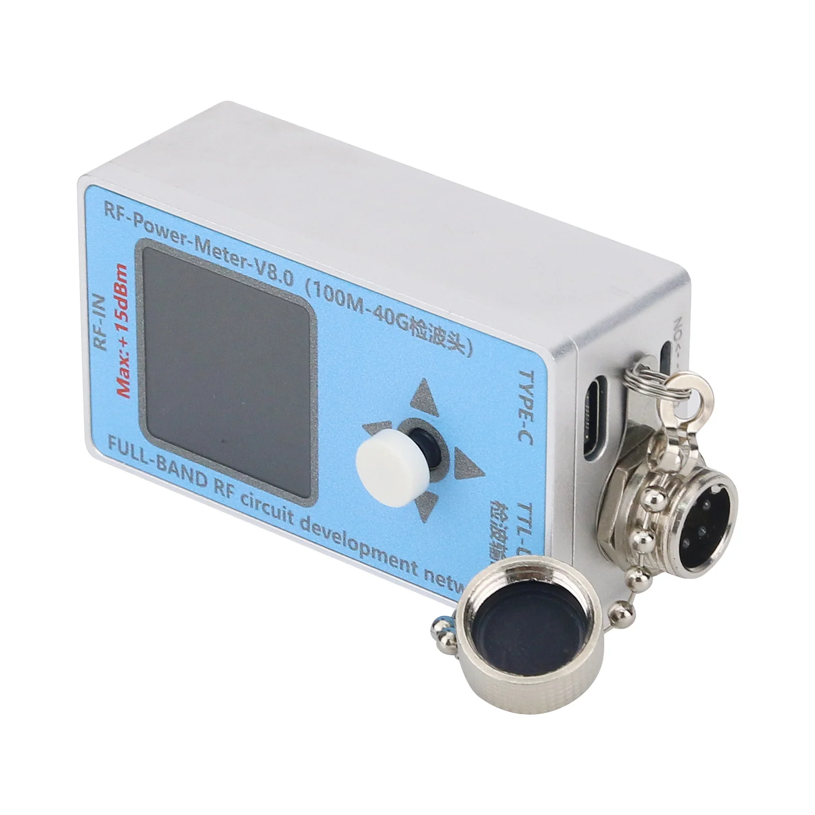 V8.0 RF السلطة متر 40 جيجا هرتز فائقة واسعة النطاق الميكروويف RF السلطة متر TFT شاشة عرض مع كابل نوع C