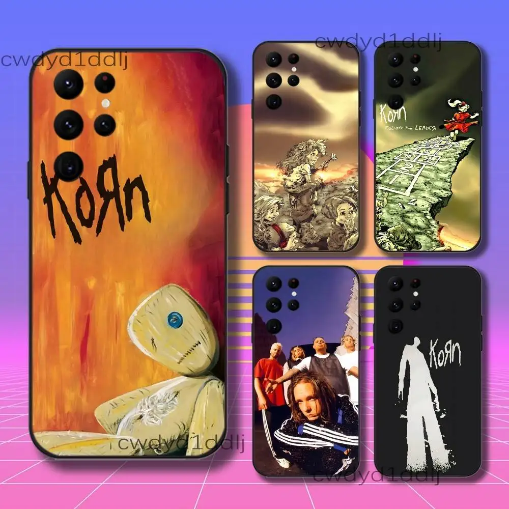 

K-Korn See You On The Other Side Phone Case For Samsung S10,S21,FE,S21 ,S26,S25,S24,S23,Ultra,S9,S22,Plus Black Shell Cover