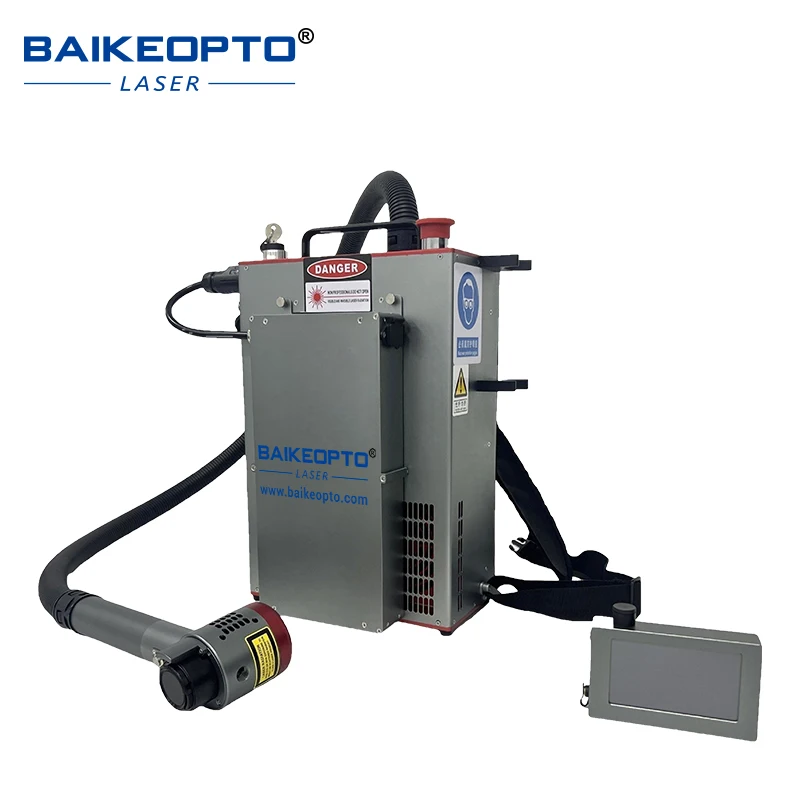 BK-FLC200SC JPT 200W Backpack Pulse Laser Cleaners Portable Pulsed Laser Cleaning Devices