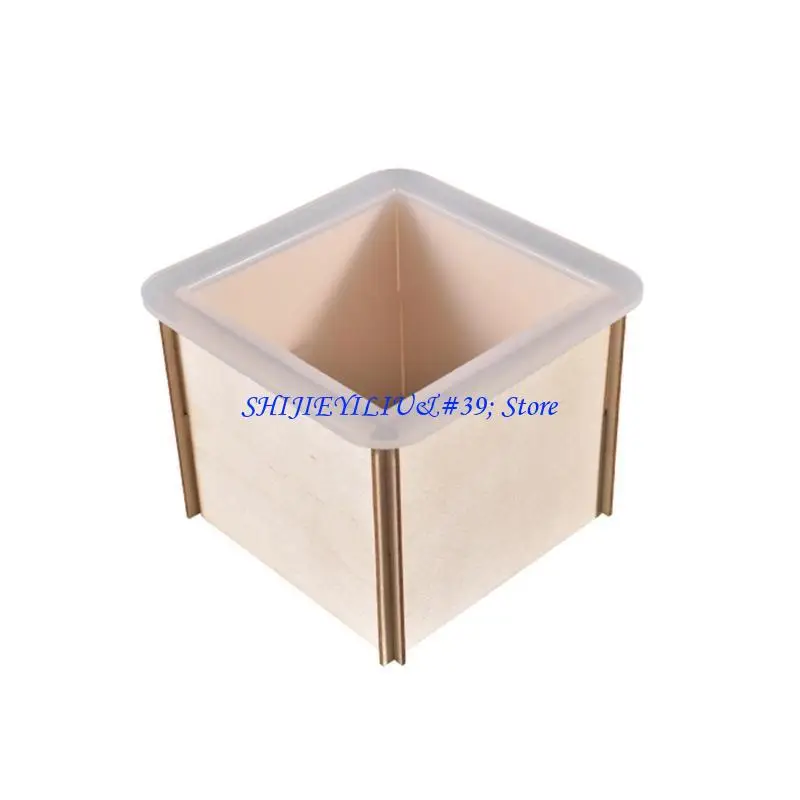 E21F Square Rectangle Silicone Mold Dried Flowers Plant UV Epoxy Resin Mould Craft