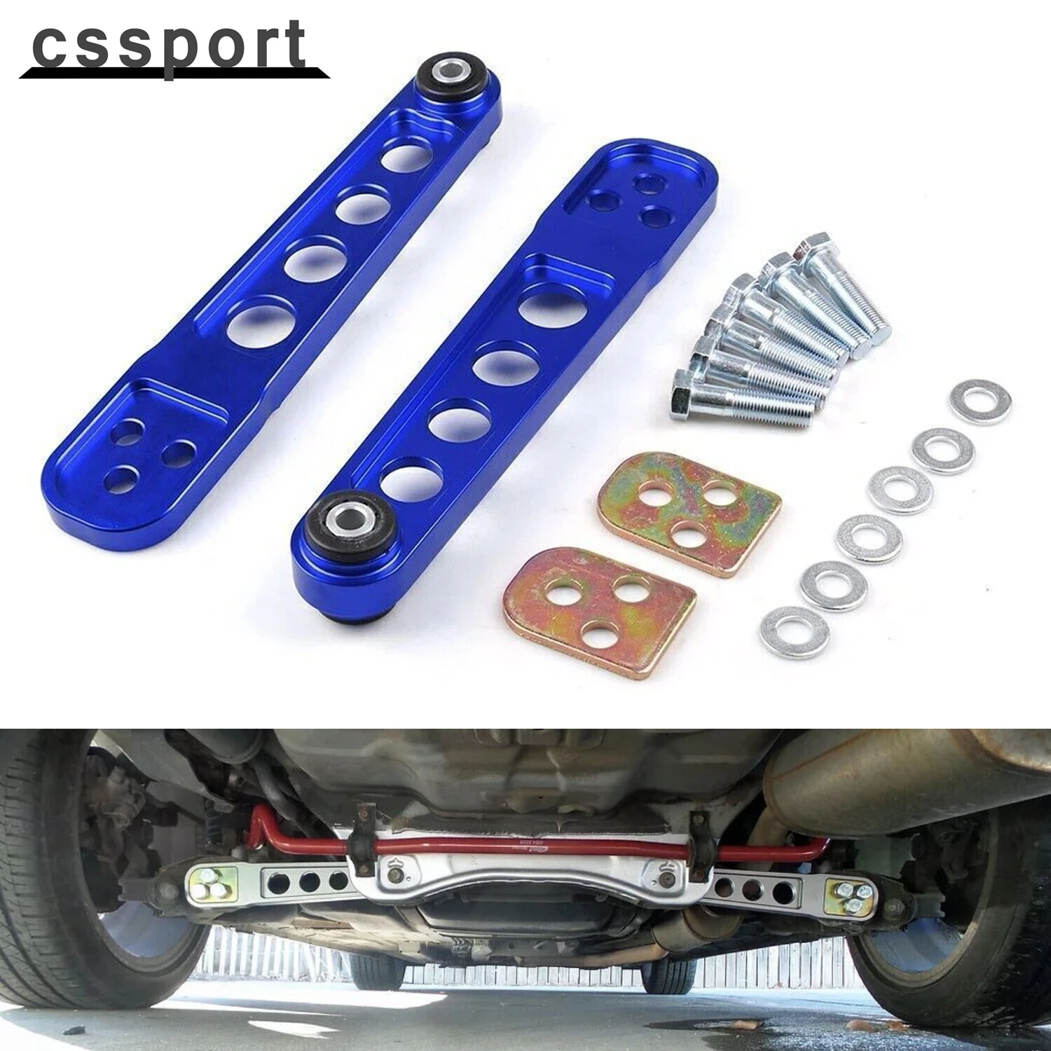 

Billet Rear Lower Suspension Control Arm For Honda Civic Dx Es Ep3 Em 01-05