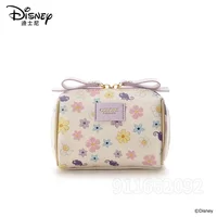 Nueva bolsa de cosméticos Original de princesa de Disney para mujer, bolso de mano impermeable de viaje, lápiz labial multifuncional de gran capacidad para mujer Cosme