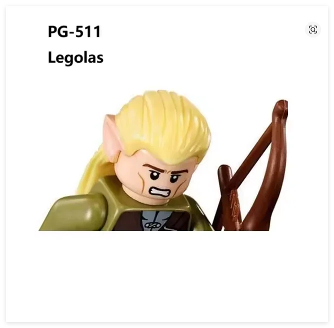 The Hobbits Lord of the Rings Set Building Blocks Orc Uruk-hai Goblin Sauron Saruman Frodo Azog Gandalf Mini Action Figure Toys view 2
