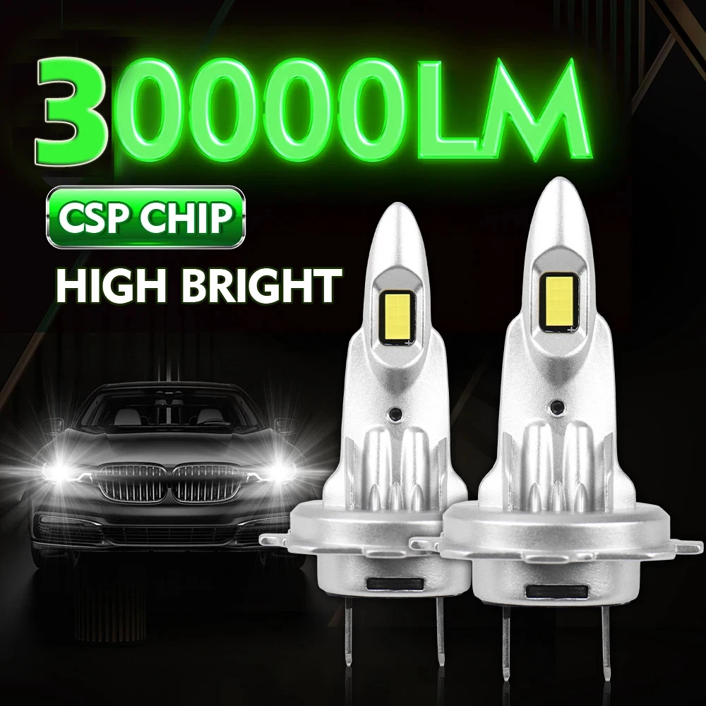 

H7 LED Headlight 30000LM Super Bright H4 H11 H1 Car Fog Light 9005 HB3 9006 HB4 Bulb 6000K Diode Lamps Plug And Play 12V