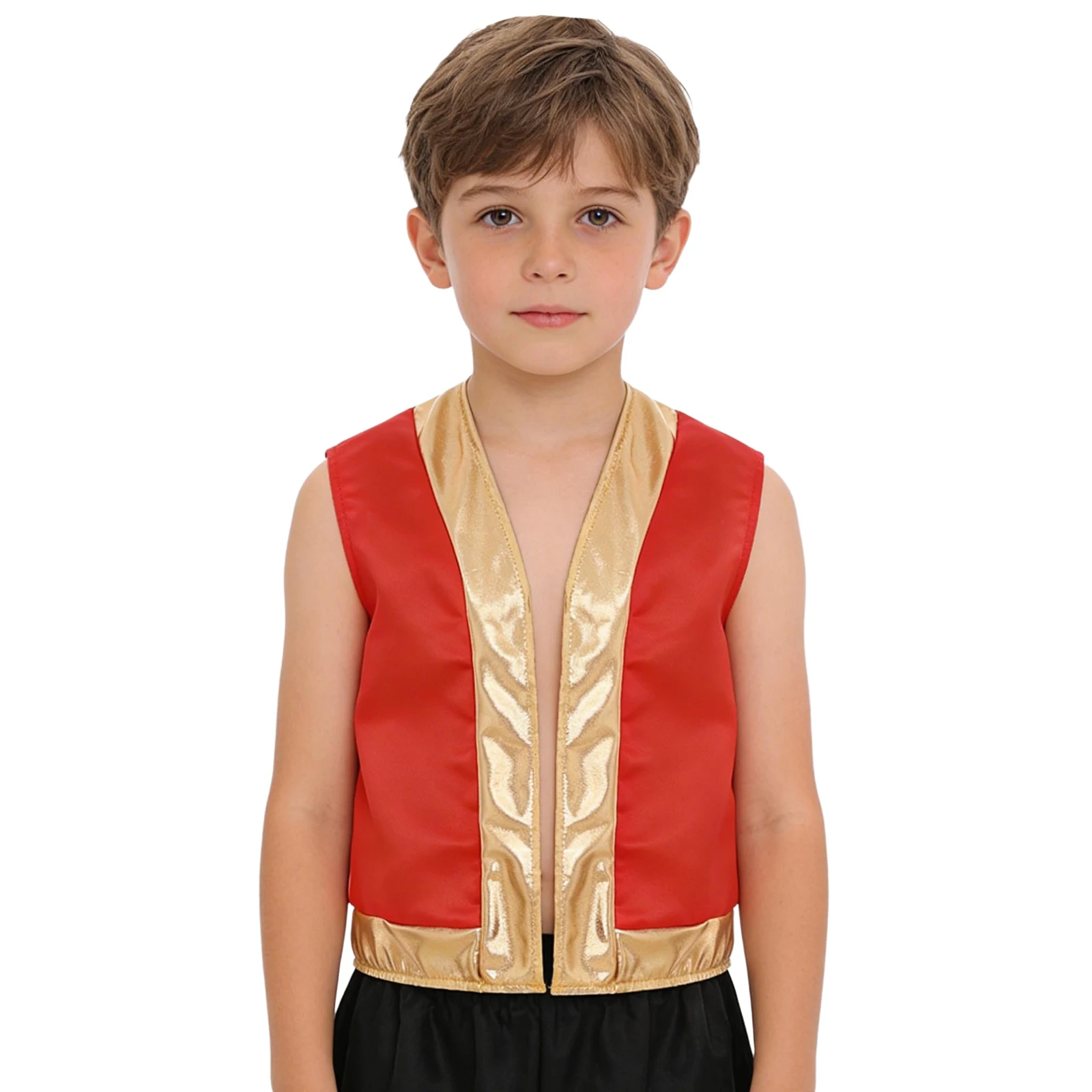 

Girls Boys Toad Game Character Captain Prince Cosplay Costume Childrens Role Play Themed Party Costume Loose Waistcoat Vest Tops