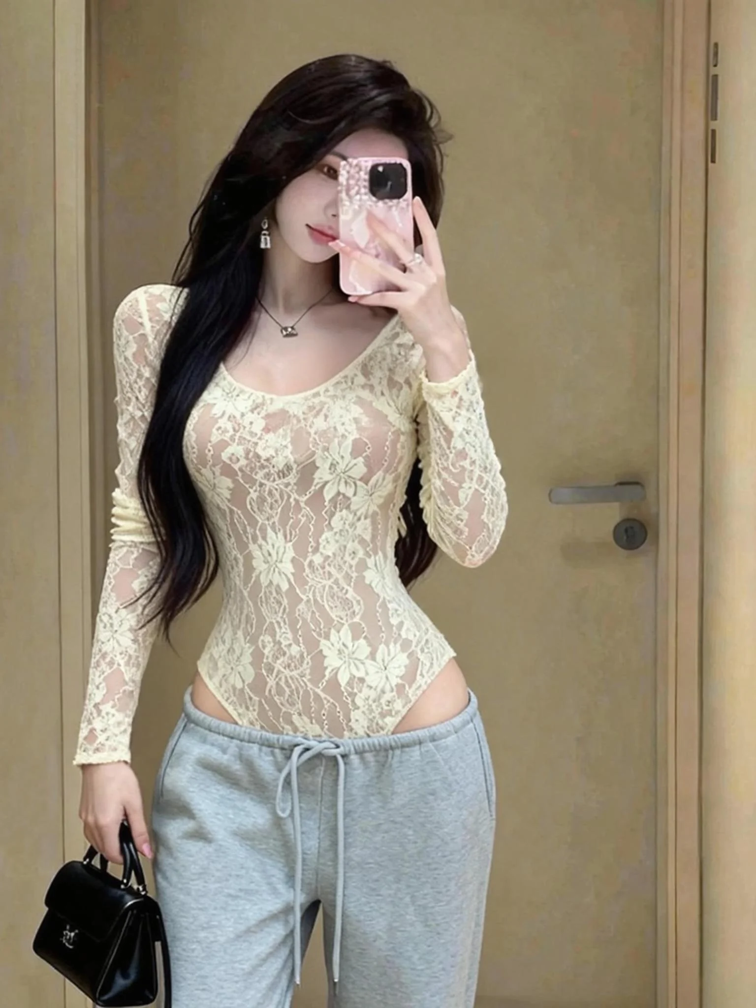 

Pure Desire, сексуальное кружевное нижнее белье с вышивкой, женское нежное индивидуальное нижнее белье для похудения, топ, интегрированный костюм Seven Sve