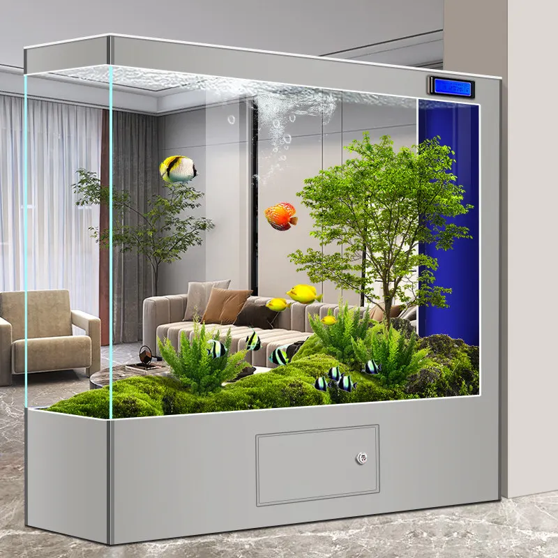 Integrated One-piece Aquariu Water-saving Floor-mounted Smart Reception Desks Large-scale Model Ffice Furniture Военное ДелоLJ40
