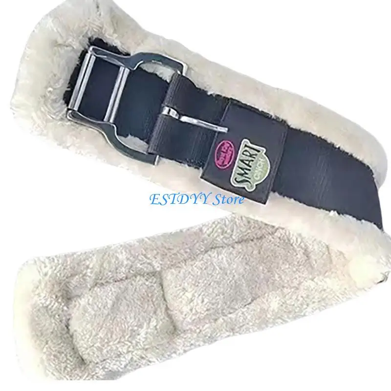 G6DE Caballos Fleece Girth Avistable Caballo Girth elástico Girth Girth Fleece Horse Cinches Western Saddles Accesorios Duración