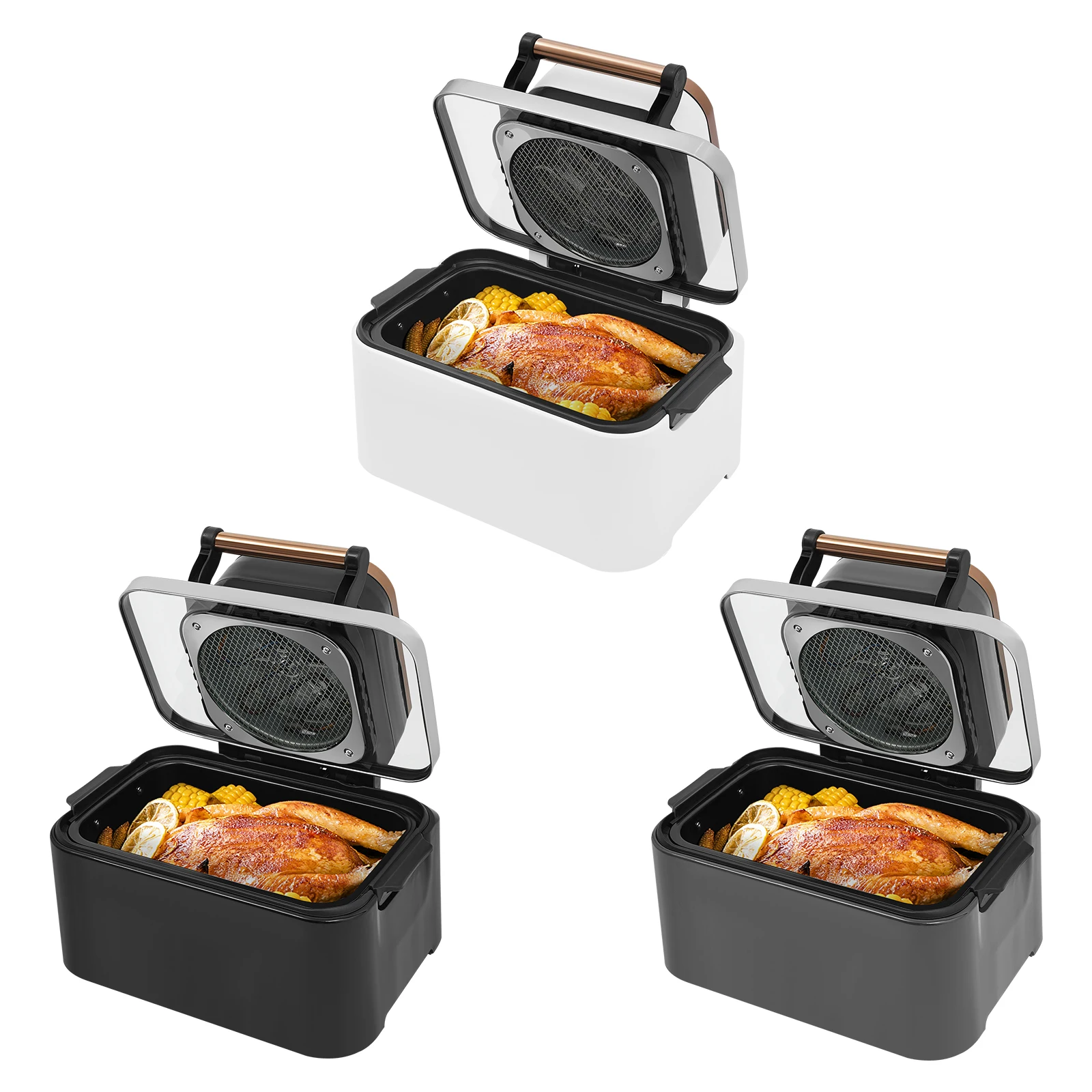 

Аэрофритюрница на 12 л, аэрофритюрница с смотровым окном, многофункциональная электрическая фритюрница для тортов, куриных крыльев, рыб