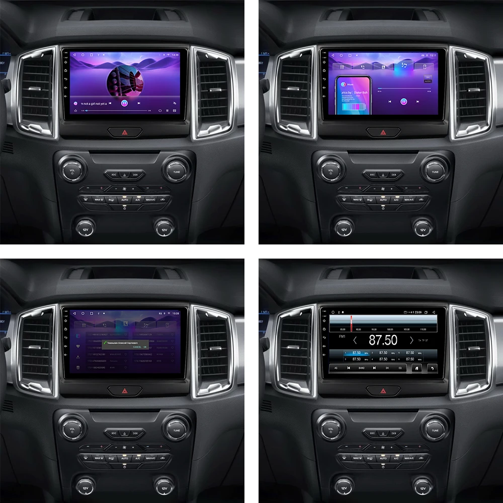 Автомобильный DVD GPS для Ford ranger (2015-2022), автомобильное радио, мультимедийный видеоплеер, навигация, стерео, GPS, Android 10, 2din