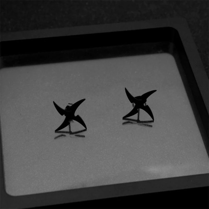 2Pieces Exquisite Earring Fashion Metal Windmill Earring Women Q6RB