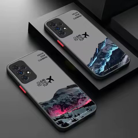 Snow Mountain Landscape Case For Samsung Galaxy A16 A53 A54 A34 A24 A06 A05 A05S A13 A23 A33 A73 A72 A52S A52 A32 A22 A12 Cover