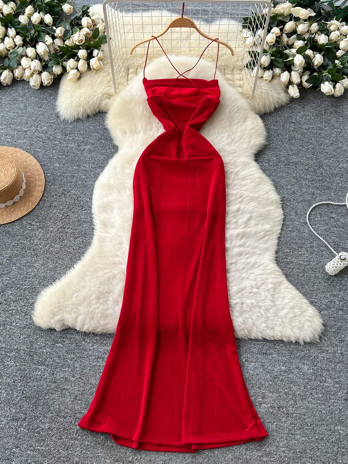 ฤดูร้อนของผู้หญิงเซ็กซี่ลดน้ําหนักยาว Dr เอวสูง A-Line กระโปรง ort Sve สายรัด Bodycon Ci เดินทางเกาหลี Sle