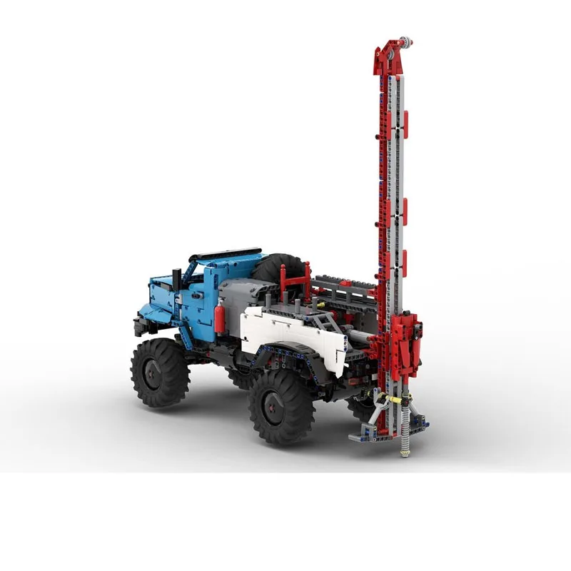 MOC-226151 New Cargo Crane Vehicle Building Block Model, 2294 Pieces, Boys' Children's Birthday Construction Block Toy