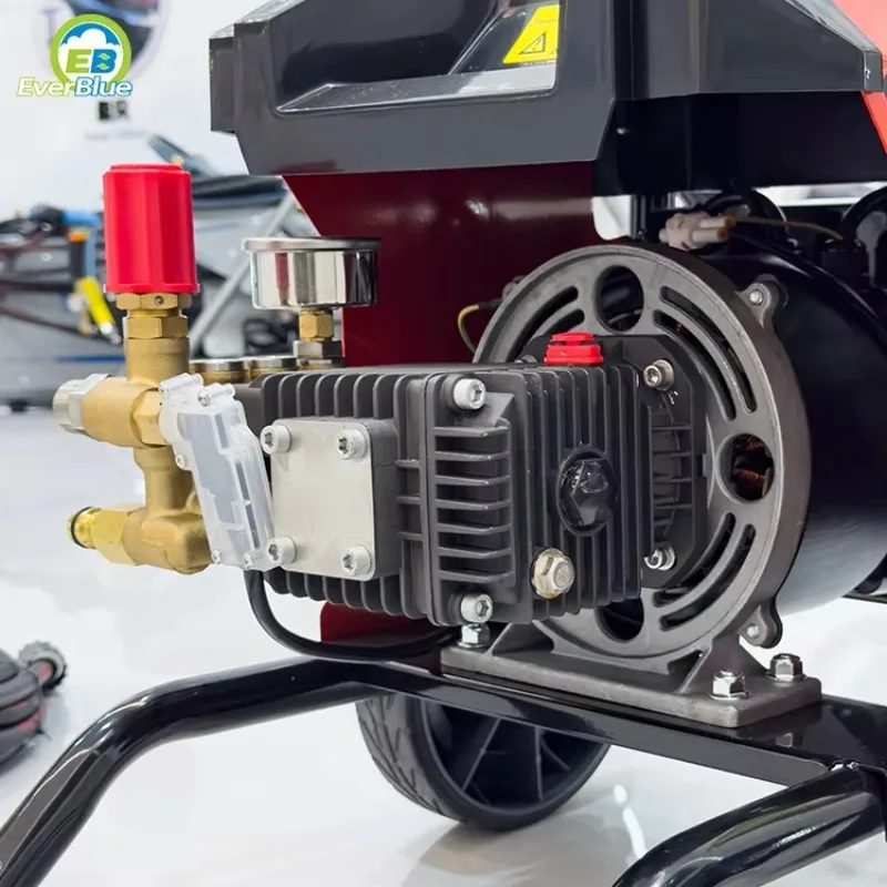 Personalized 2500-3000W Electric High Pressure Washer 120Bar 1450rpm Triplex Pump For Car Wash Shop