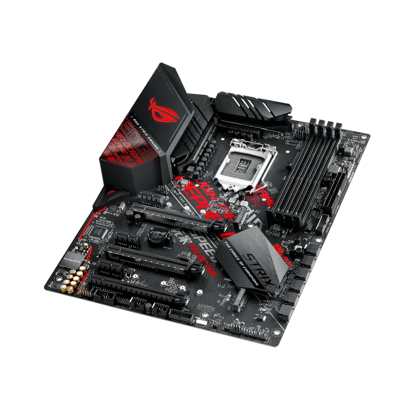 Motherboard Gaming ASUS ROG Strix Z390-H LGA1151 (Intel Generasi ke-8 dan ke-9) ATX DDR4 DP HDMI M.2 USB 3.1 Gen2 Gigabit LAN